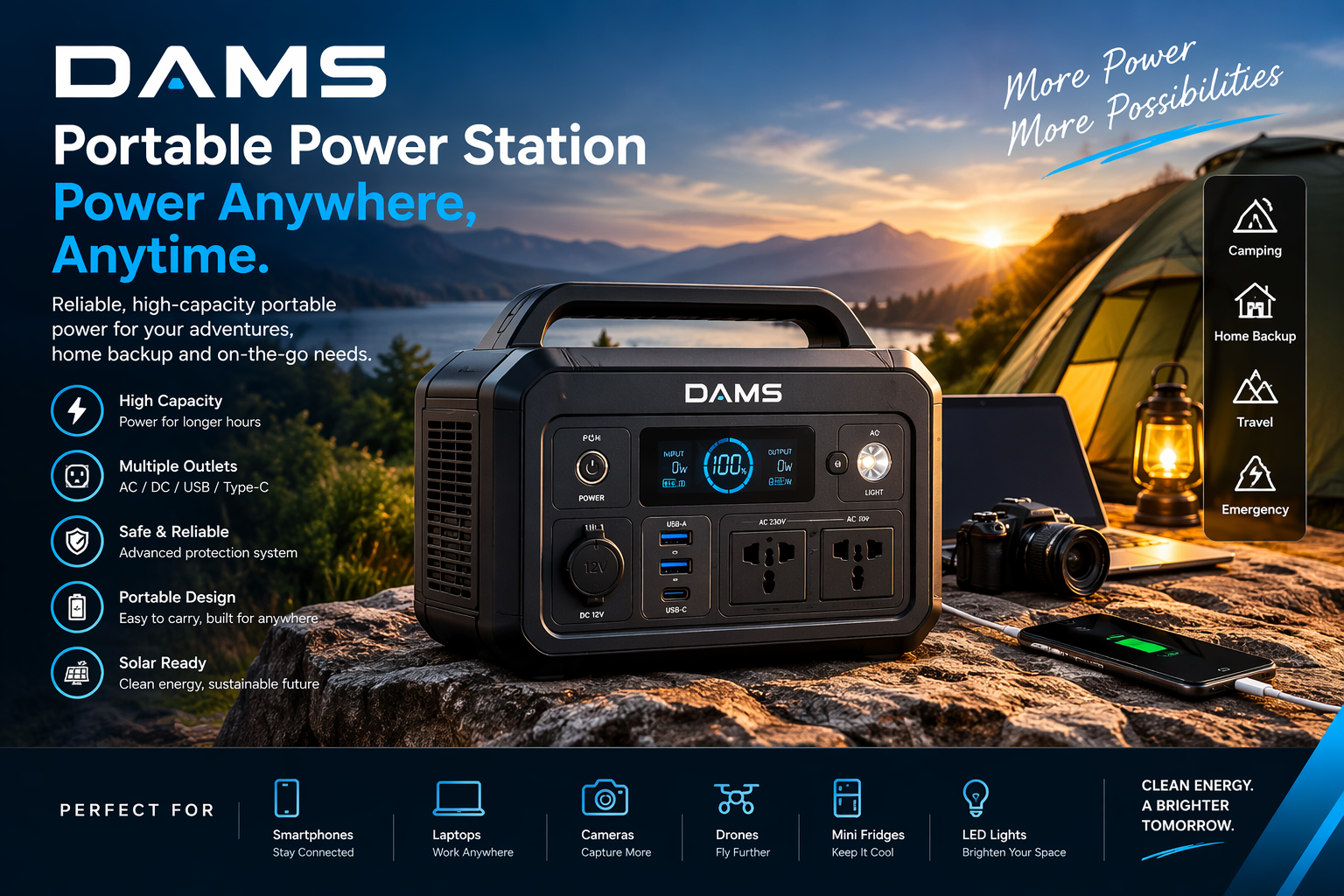 DAMS Portable Power Station